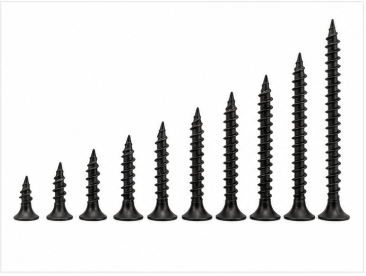 Dry Wall Screw – Black Finish (13mm–75mm)